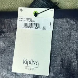 Kipling Blue Metallic Travel Backpack 22L NWT Kipling | Bags | Kipling Blue Metallic Travel Backpack 22l  main image 3